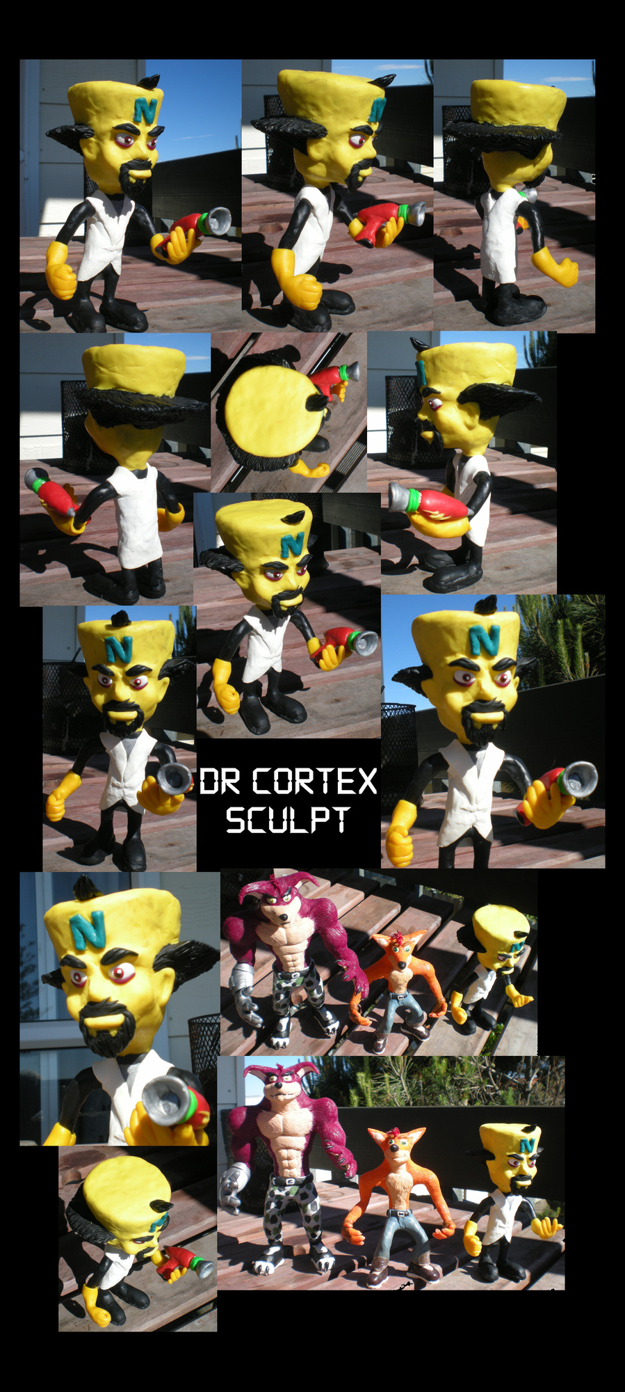 Dr Neo Cortex Sculpture Photos
