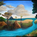 Oil Painting - Xtreme River