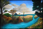 Oil Painting - Xtreme River