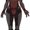 Ref Front - Myra Diardi (Vaelidian armour no helmet).png
