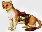 Commission - Riding Weasel