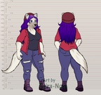 Commission - Brooke ref sheet (casual outfit)