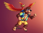 Commission - Banjo and Kazooie