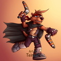 Commission - Sly the Tasmanian Tiger