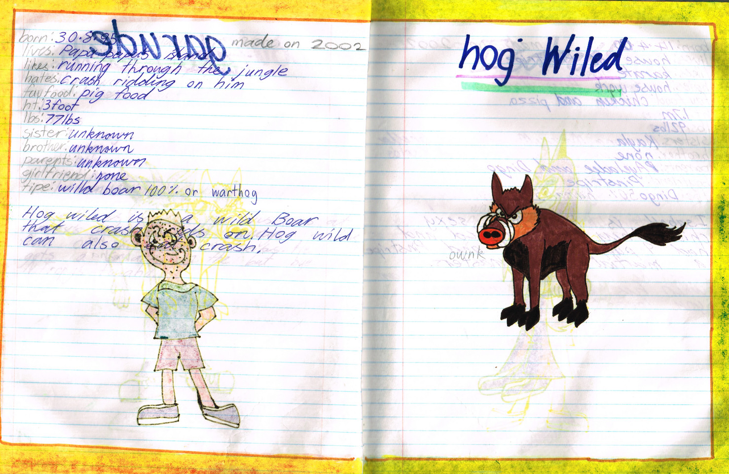 Character - Hog Wild