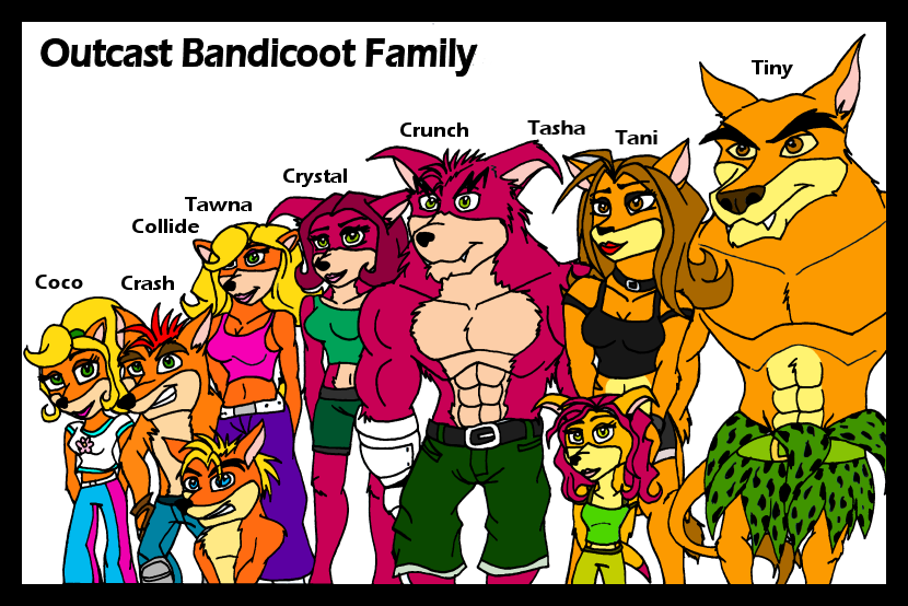 Outcast Bandicoot Family.png