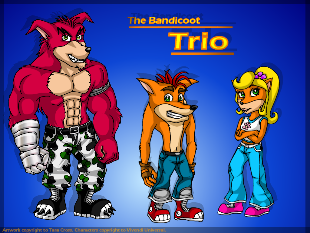 Wallpaper - Bandicoot Trio.png