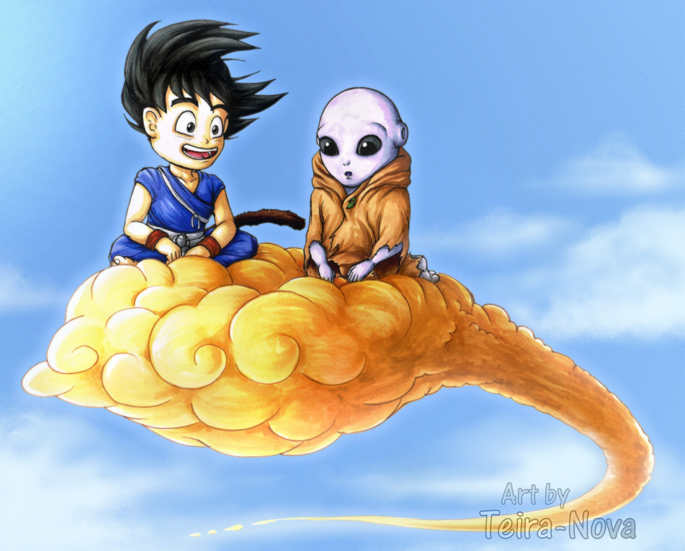 Kid Goku and Jiren (BG).jpg