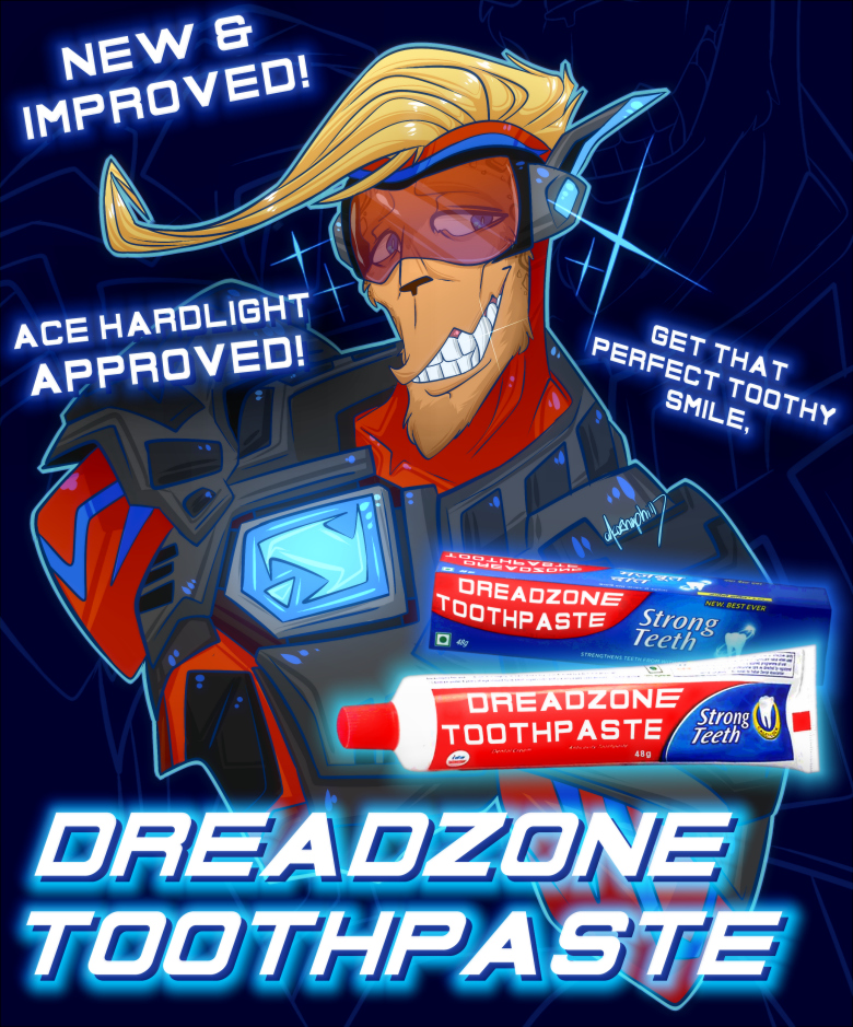 Poster DreadZone Toothpaste akorhaphi